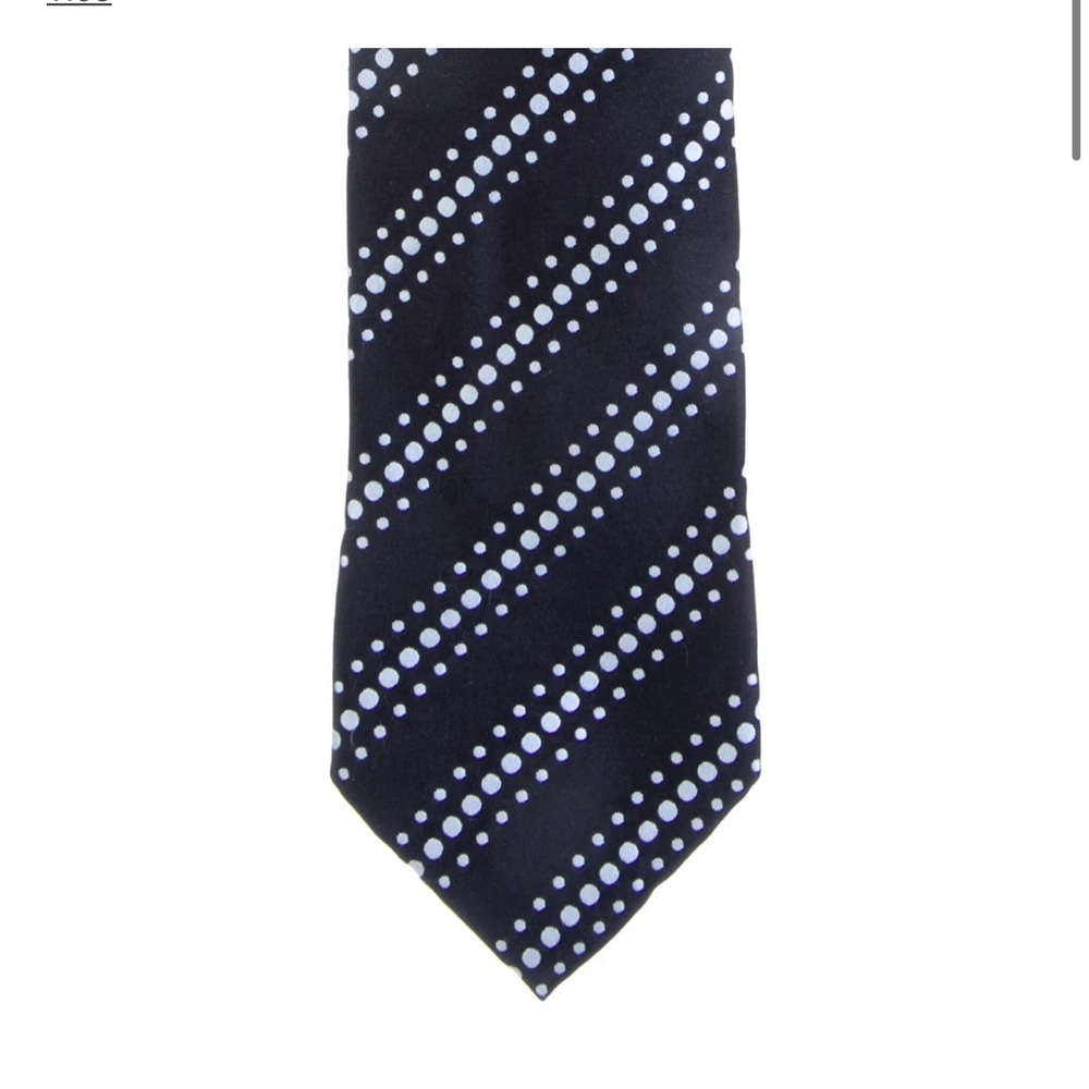 Zegna navy and blue tie